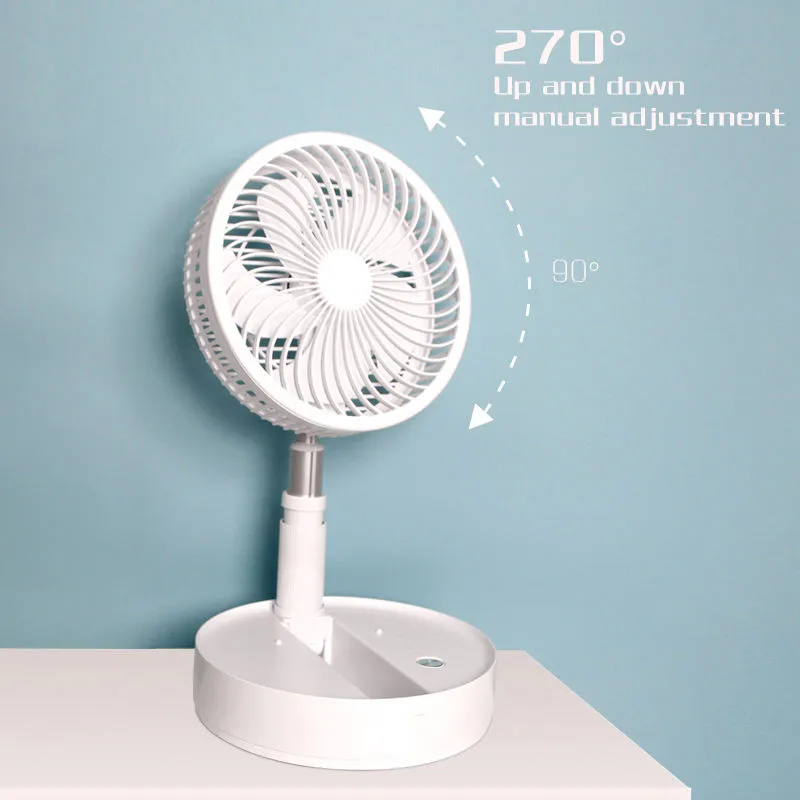 Cooling Portable Mini Electric Fan Foldable Table Fan Rechargeable Mini Folding Fan