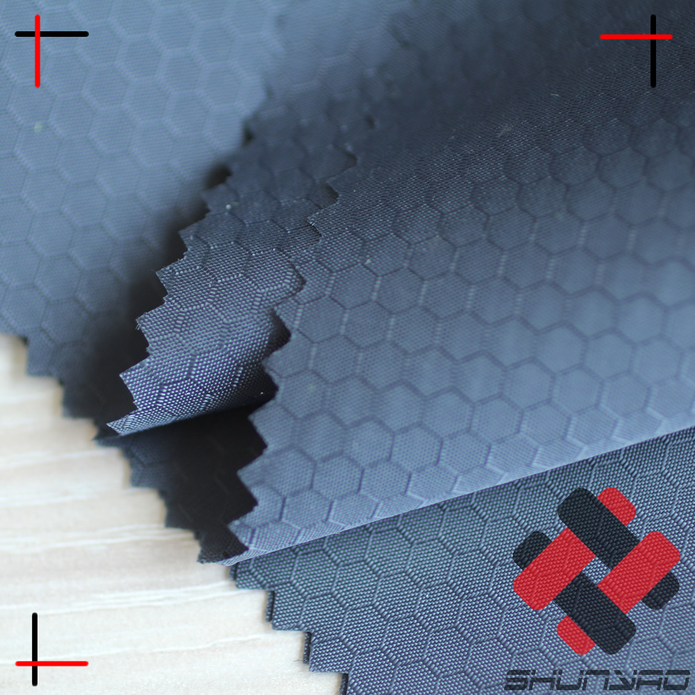 70 Denier honeycomb Hexagon Ripstop Nylon Fabric For Camping Hammocks And Rain Tarps