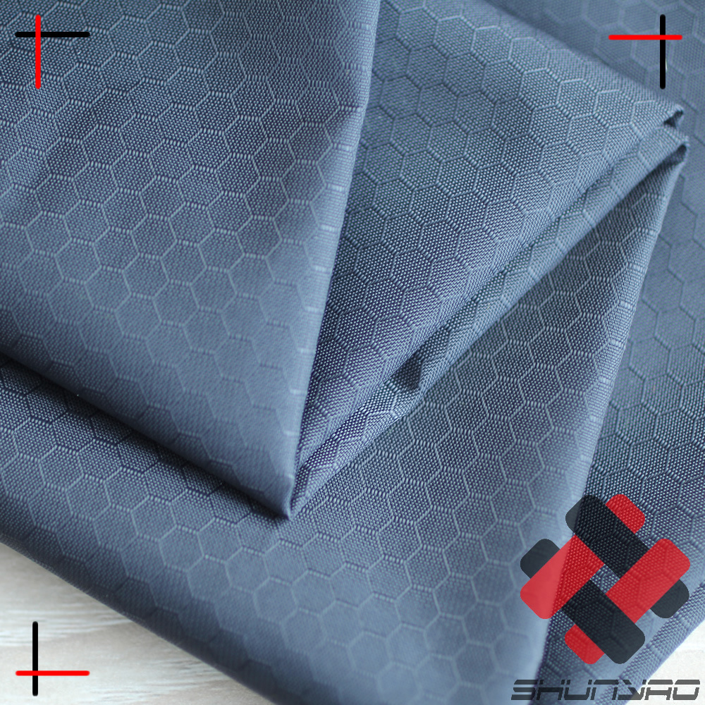 70 Denier honeycomb Hexagon Ripstop Nylon Fabric For Camping Hammocks And Rain Tarps