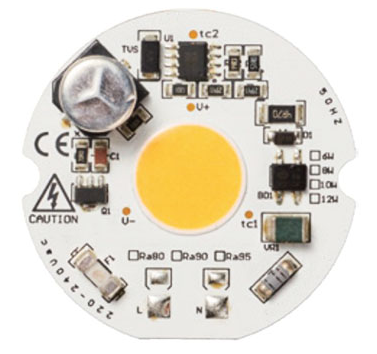 Hot sell ac 230v led modules cob 2700K 3000K 4000K 5000K 6500K 5W 120V 230V DOB chip with triac dimming type for downlight