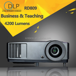 RD809 top-selling 4200 lumens double HDMI business home theater large screen school education presentation multimedia projector