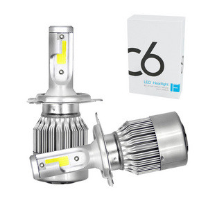 C6 11000 lumen H4 LED Headlight Bulbs H7 Car LED KIT