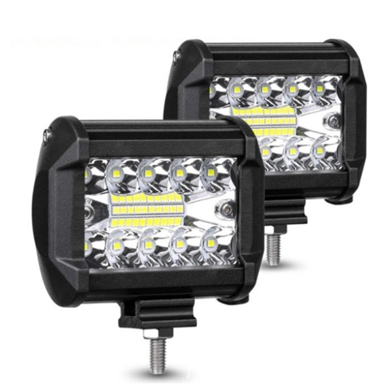 4 Inch Auto Lighting System Triple Row Combo 20W LED Work Light For Car