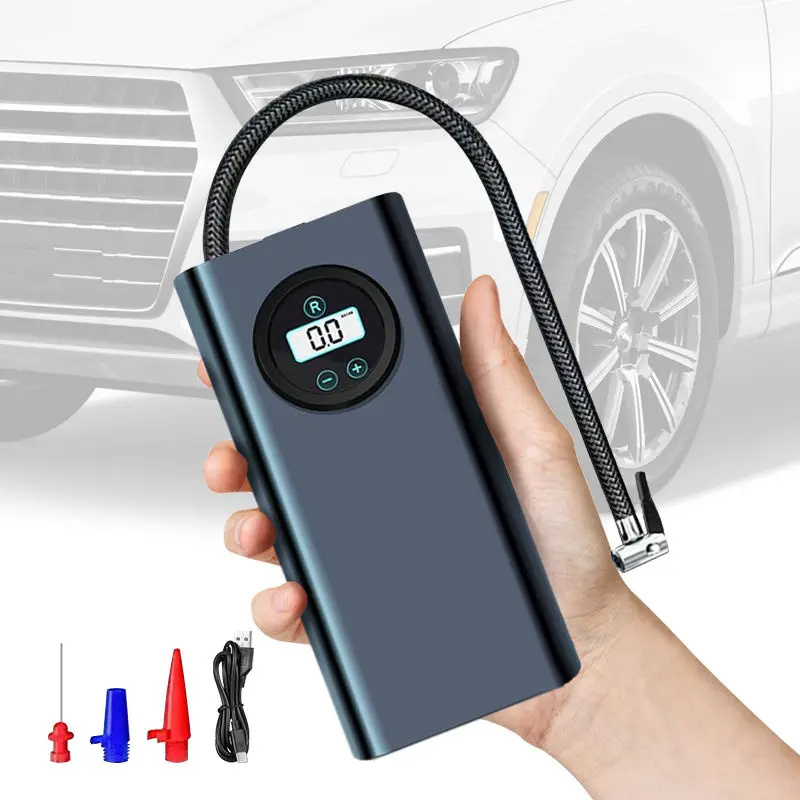 New Mini Wire 12v Electric Portable Rechargeable Car Air Compressor Pump Aluminum Tire Inflator For Pickup Truck