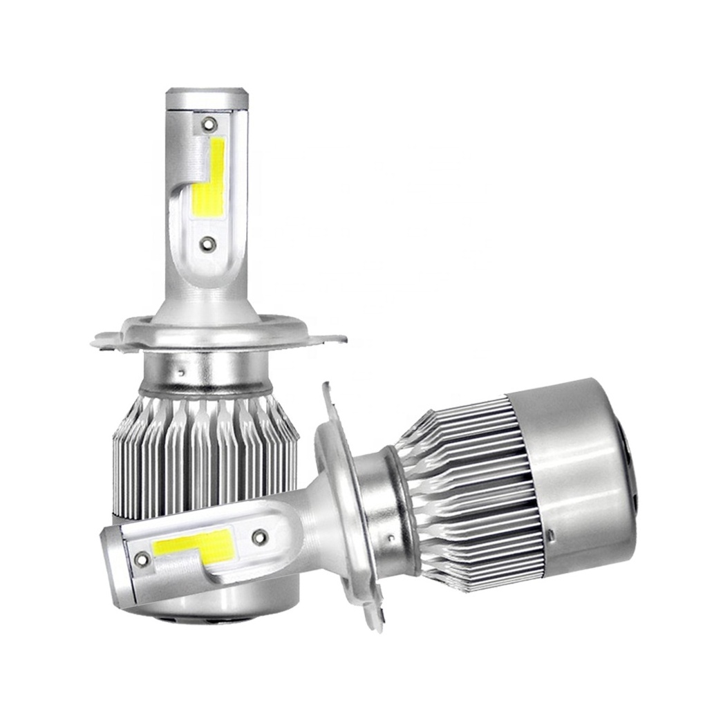 brightest LED headlights Bulb, focos led 9007 H4 H7 aftermarket headlights