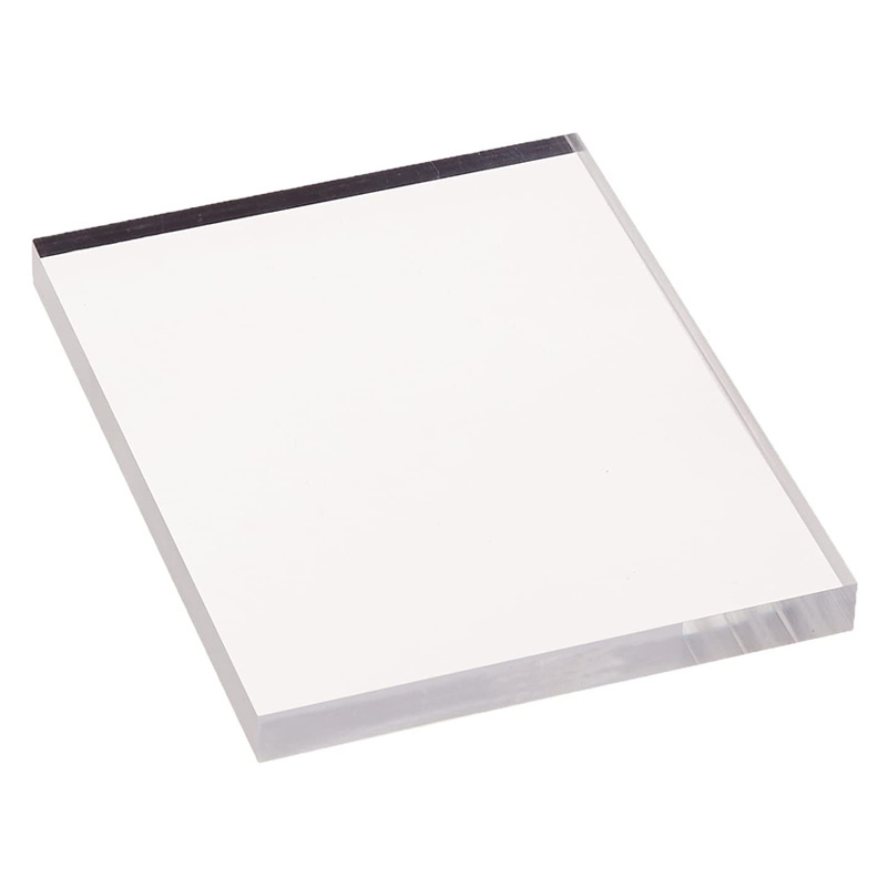 High Quality Acrylic Block Blank Acrylic Stamp Block Transparent Lucite Solid Blocks