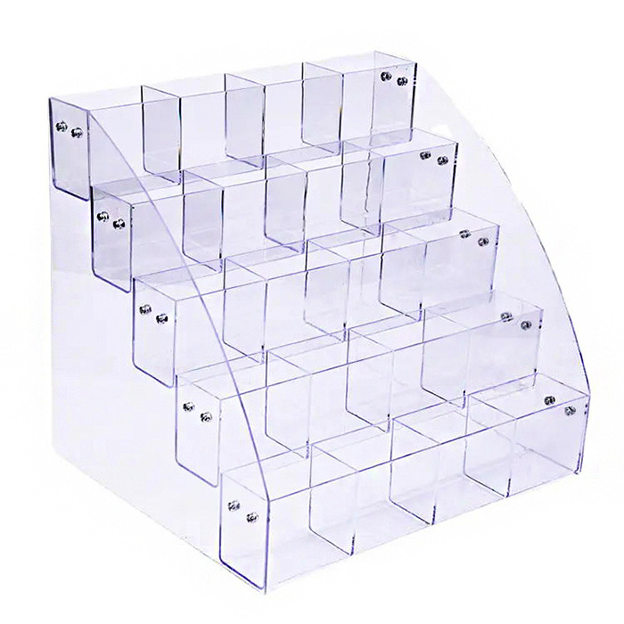 Custom Clear Acrylic Pen Display Rack Clear Acrylic Pencil Display Stand Holder For Stationery Shops