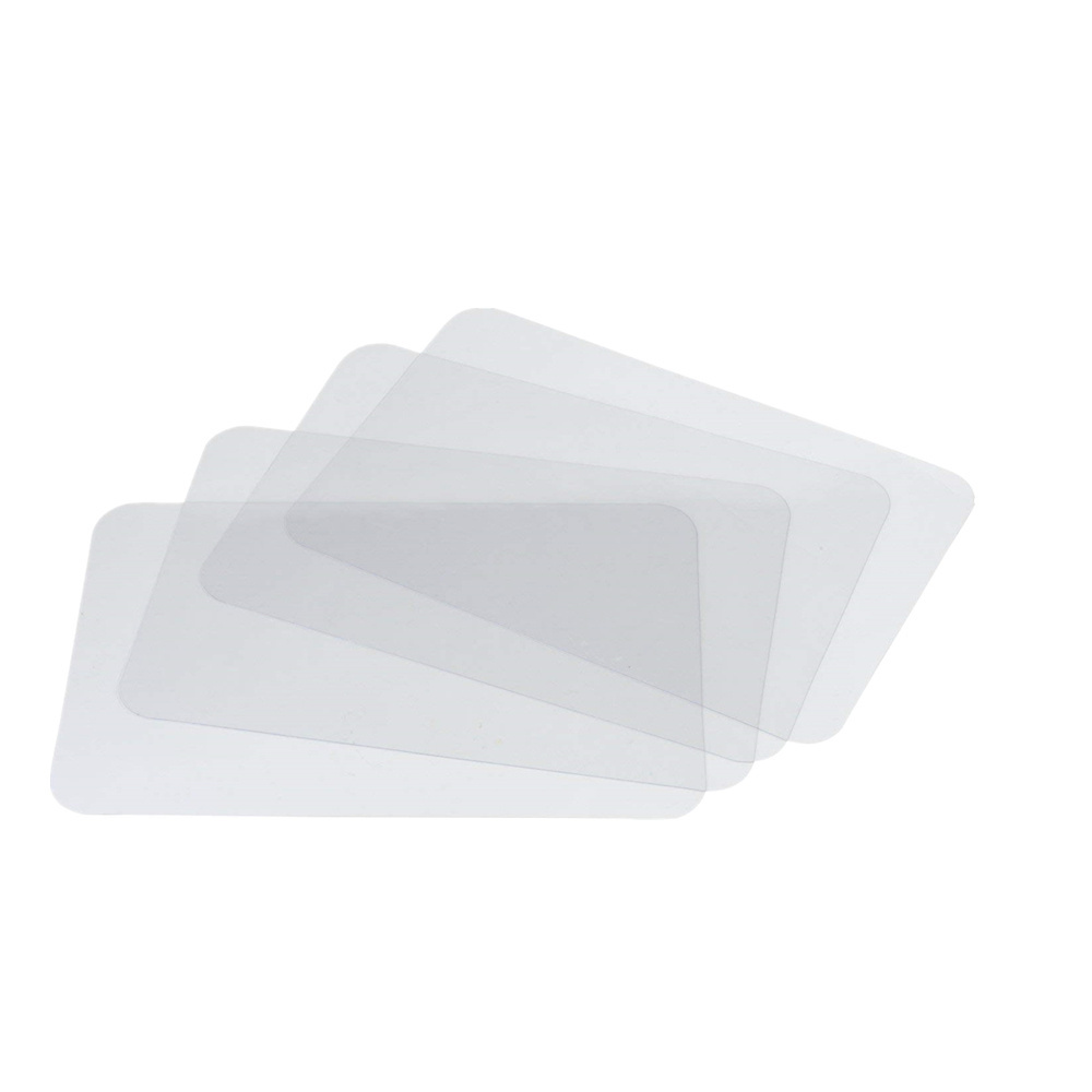 Clear Rectangular Acrylic Table Placemat Acrylic Placemat Set Washable  Lucite Table Mat