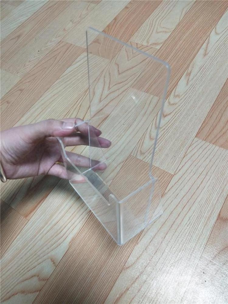 Clear Acrylic Literature Document Brochure Holder, Slant Back 8.5 x11 Inches Book Display Stand