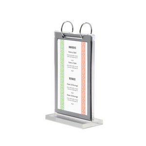 Acrylic Table Menu Stand Acrylic Stand Flip Menu Holder A4 A5