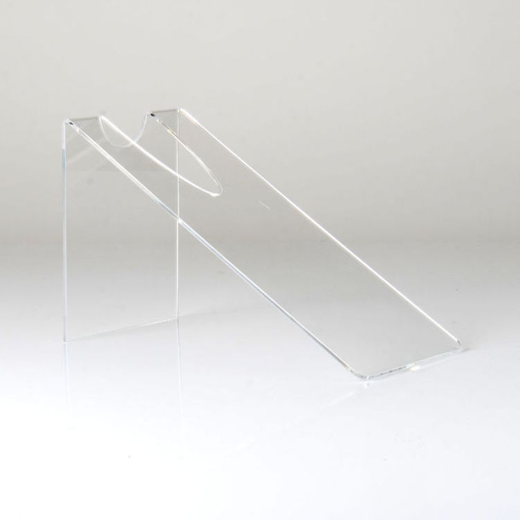 Free Standing Angled Clear Acrylic Lucite Flowers Bouquet Table Holder