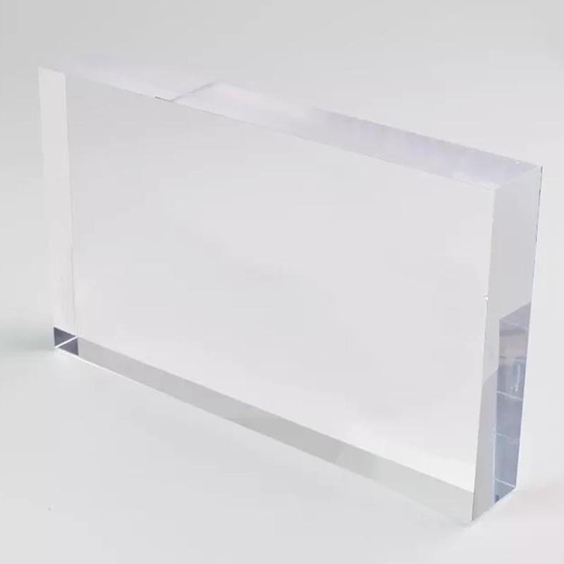 High Quality Acrylic Block Blank Acrylic Stamp Block Transparent Lucite Solid Blocks