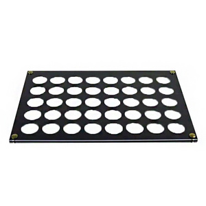 Black Acrylic Coin Display Holder Coin Collection Display Tray Case For 40 Holes