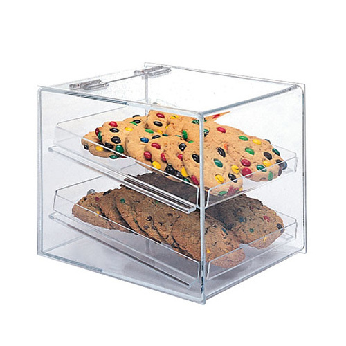 Clear Acrylic Cookie Display Case Acrylic Candy or Bread Display Case