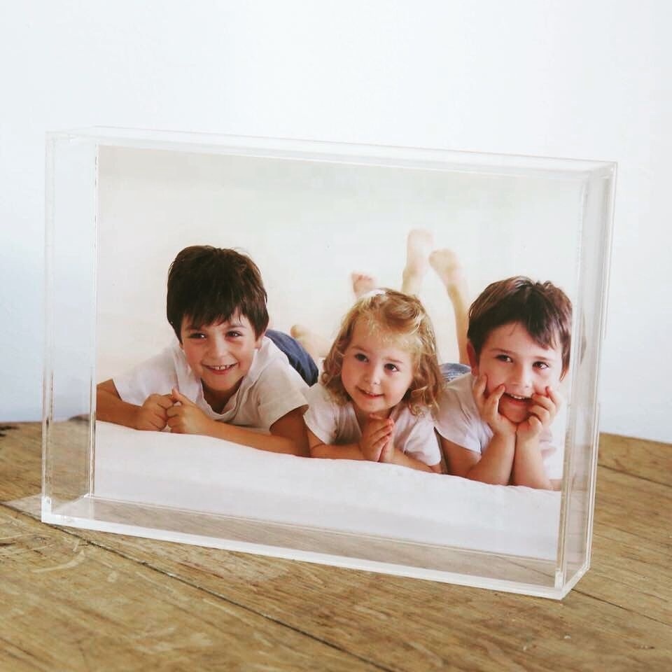 4x6 5x7 lucite picture frame acrylic box frame wedding photo frame