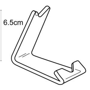 Bent Acrylic Perspex Single Pen Display Stand