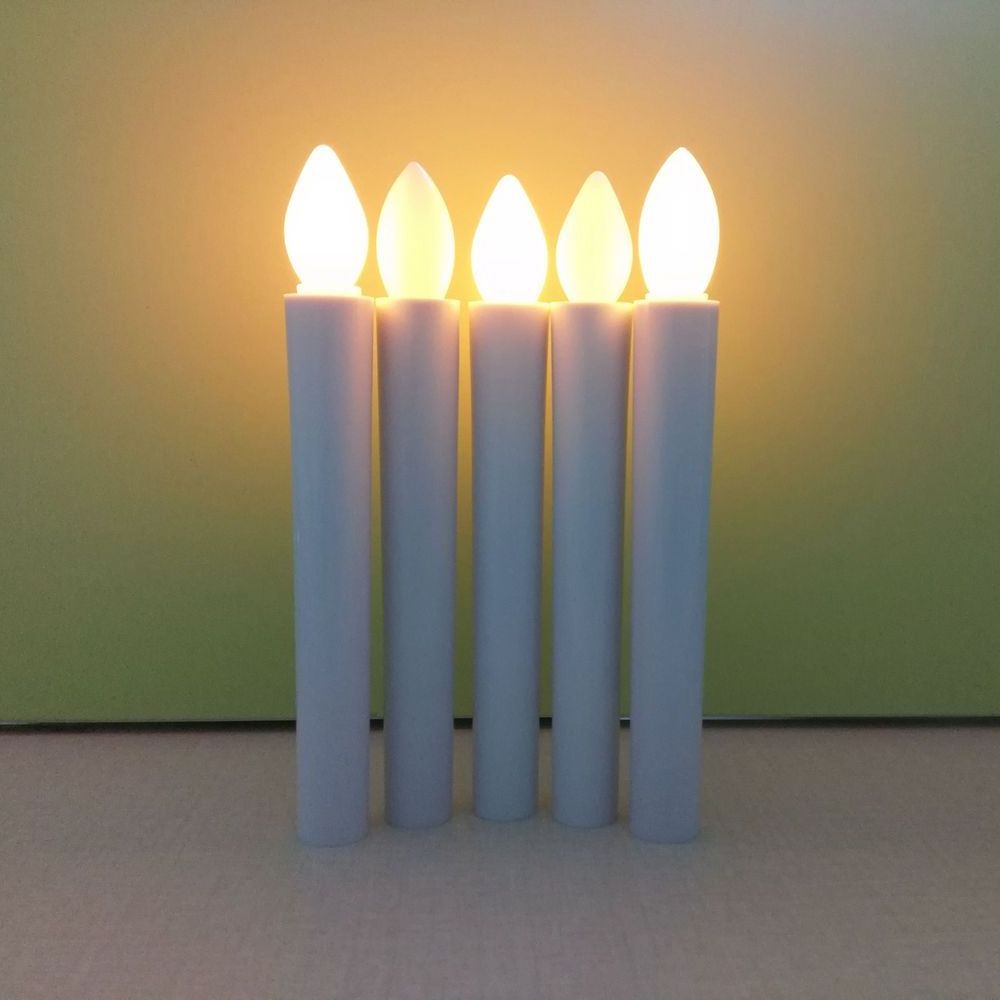 Wholesale artificial electric pillar flickering bougie moving flameless LED light up long candles stick for wedding decoration