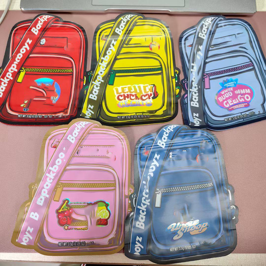 Newest BackPack Boyz 3.5G Mylar Bags Candy Bag Plastic Packaging Zipper Lock Mylar Bag Odor-Resistant Aluminum Foil