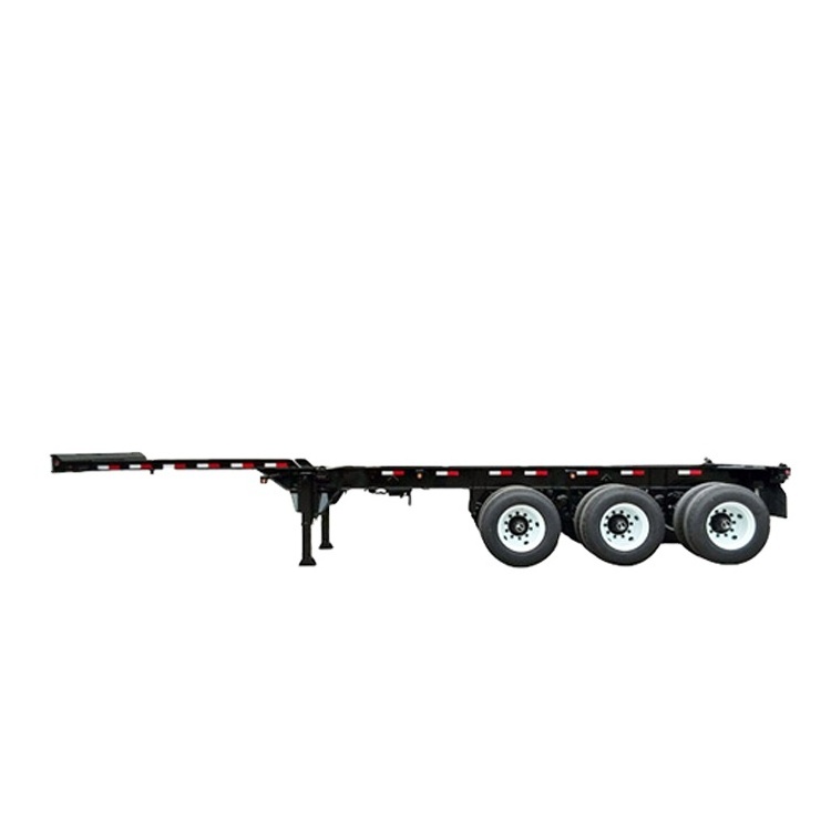 20 Foot To 40 Foot Extended Container Chassis Sale 3 Axles Container Trailer