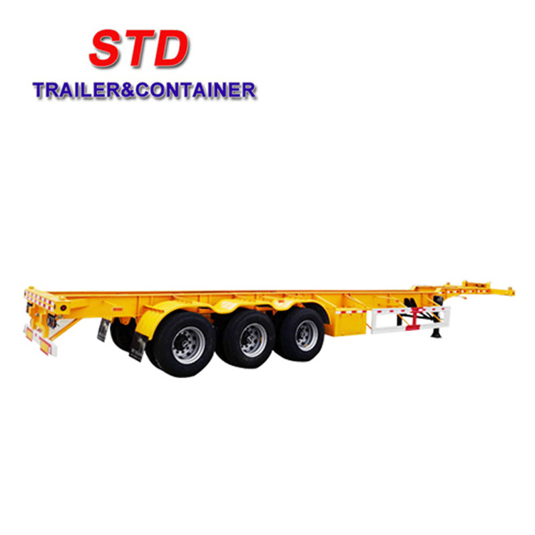 45 Feet Container Chassis 3 Axles Shipping Container Trailer