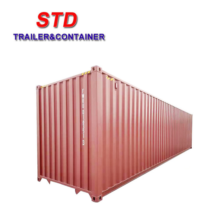 26 Tons Payload Marine Container 40 Foot Steel Shipping Container