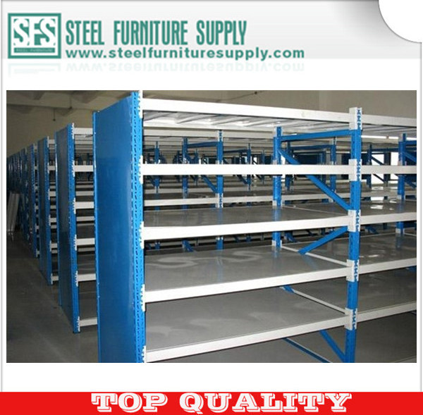 Metal storage rack three tier structure shelves