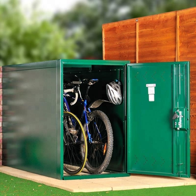 Metal Locker for Bike Garage Furniture Waterproof Bicycle Storage Locker Public Metal Bike Locker