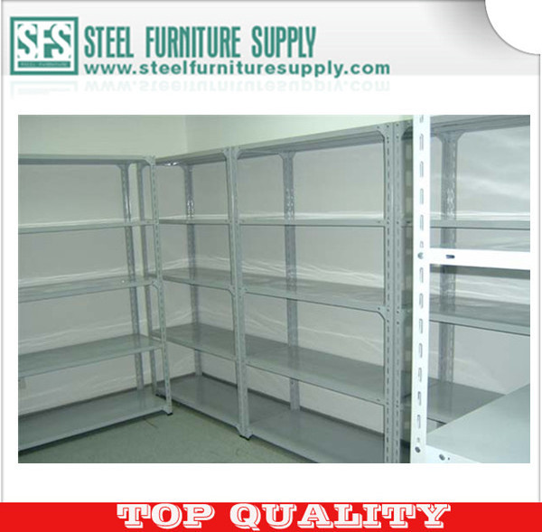 Metal storage rack three tier structure shelves