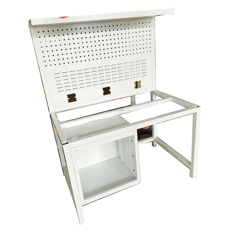 Metal Box with Workbench key lock tool box tool trolly chest