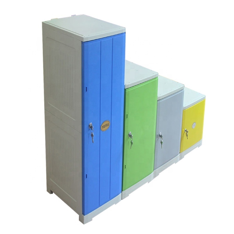 ABS Plastic Cabinet Storage Cabinet Lockers With Key Lock