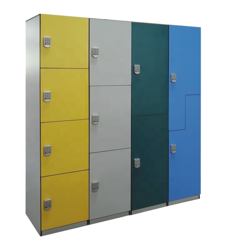 Compact Laminate Sports Gym Locker, HPL  Panel Laminate Storage Locker Wooden Locker