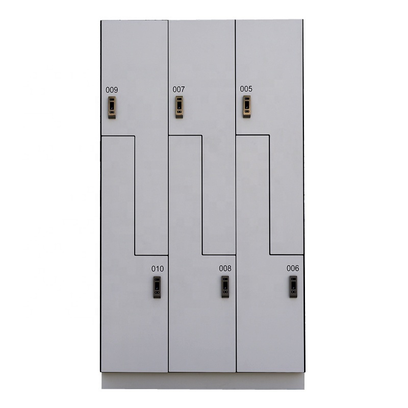 Compact Laminate Sports Gym Locker, HPL  Panel Laminate Storage Locker Wooden Locker