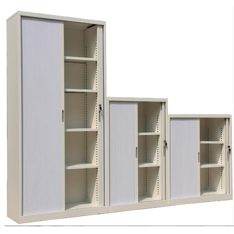 Custom Made Office Furniture Steel File Cabinet With PVC Roller Shutter Door