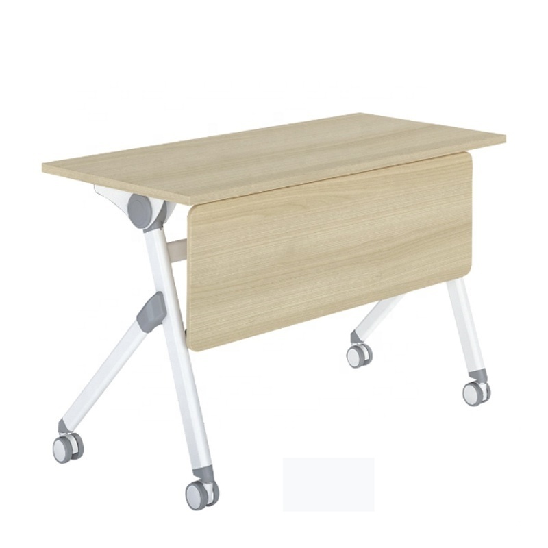 Modern Office Folding Furniture Simple Office Training Foldable Table with Caster