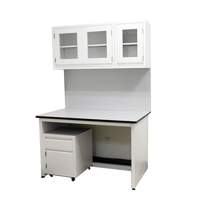 Metal Clinic Furnitures Dental Lab Technician Table For Double Person