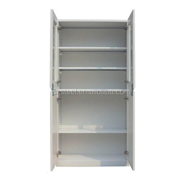 Durable powder coat finish steel book rack cabinet/heavy duty storage cabinet