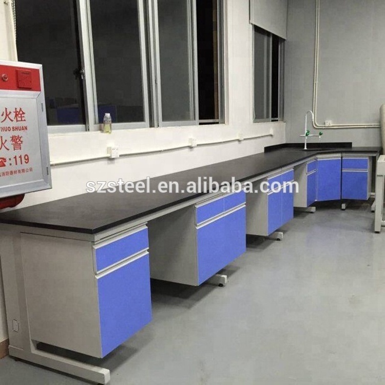 Chemistry laboratory furniture manufacturers corner workbench Lab Operation Bench