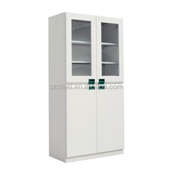 Durable powder coat finish steel book rack cabinet/heavy duty storage cabinet