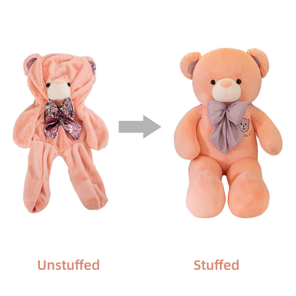 China Promotional Baby Wholesale Bulk Giant American Empty Unstuffed Teddy Bear Skins Animal Skins