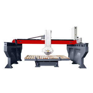 Marble bridge cutting machine SQQ-800B infrared bridge granite saw cutting machine