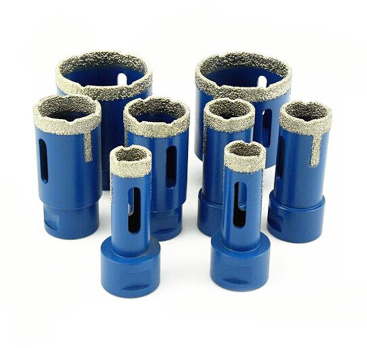 Sintered Vacuum Brazed 10 mm Diamond Core Drill Bit Laser Welded Dry Drilling Diamond Cutter Core Bit at Best Price