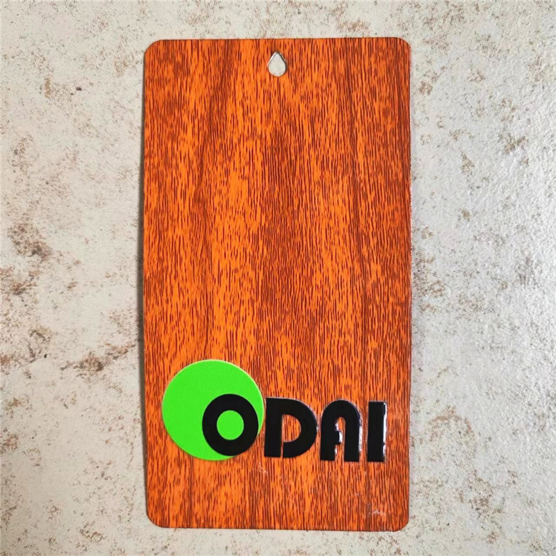 Qualicoat Certified Wooden Effect Sublimation Heat Transfer Powder Coating Paint Aluminium Use