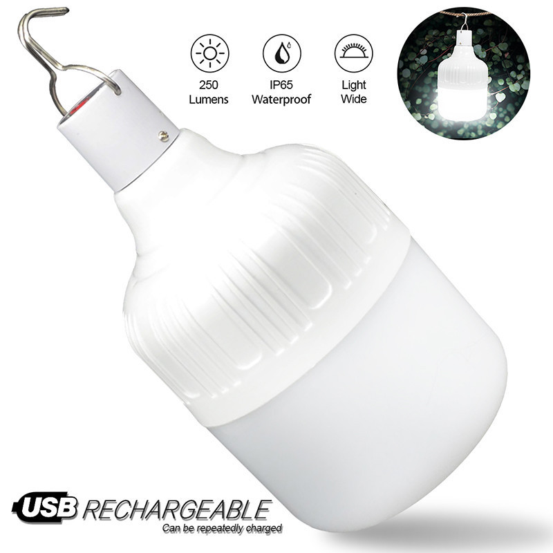 Wholesale wireless USB rechargeable  10W  led camping emergency light bulb