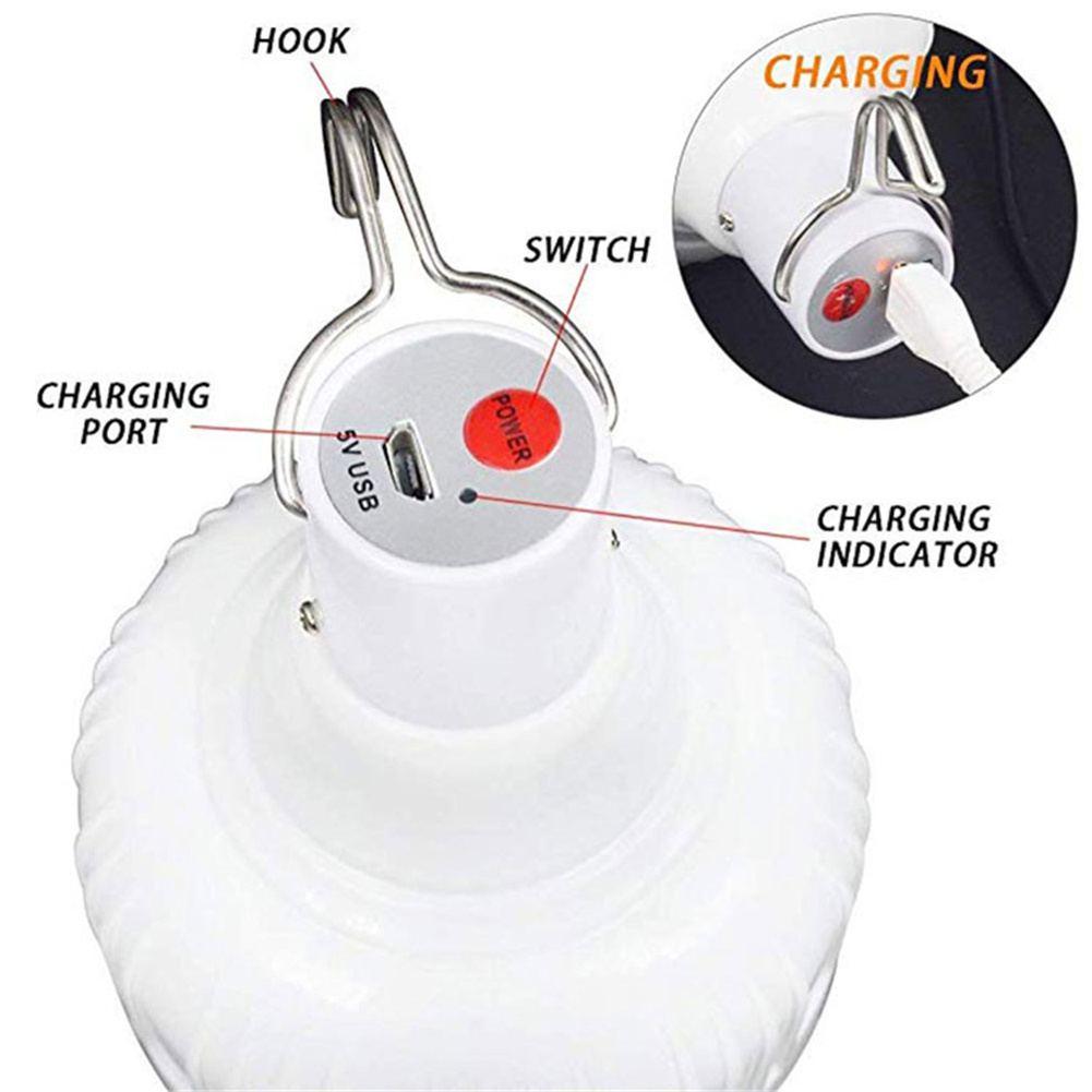 Wholesale wireless USB rechargeable  10W  led camping emergency light bulb