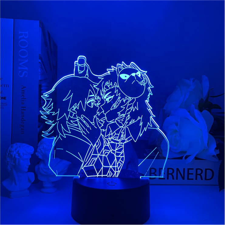 Hot Sale 3d anime Uzumaki Led Night Light Team  Sasuke Kakashi Hatake Kid Bedroom Nightlight Itachi Uchiha 3d night light