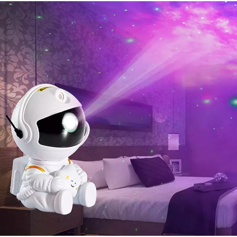 Hot Sale Mini Astronaut Star Projector Nebula Night Light Led Projector Laser Galaxies Robot Projector With Remote Control