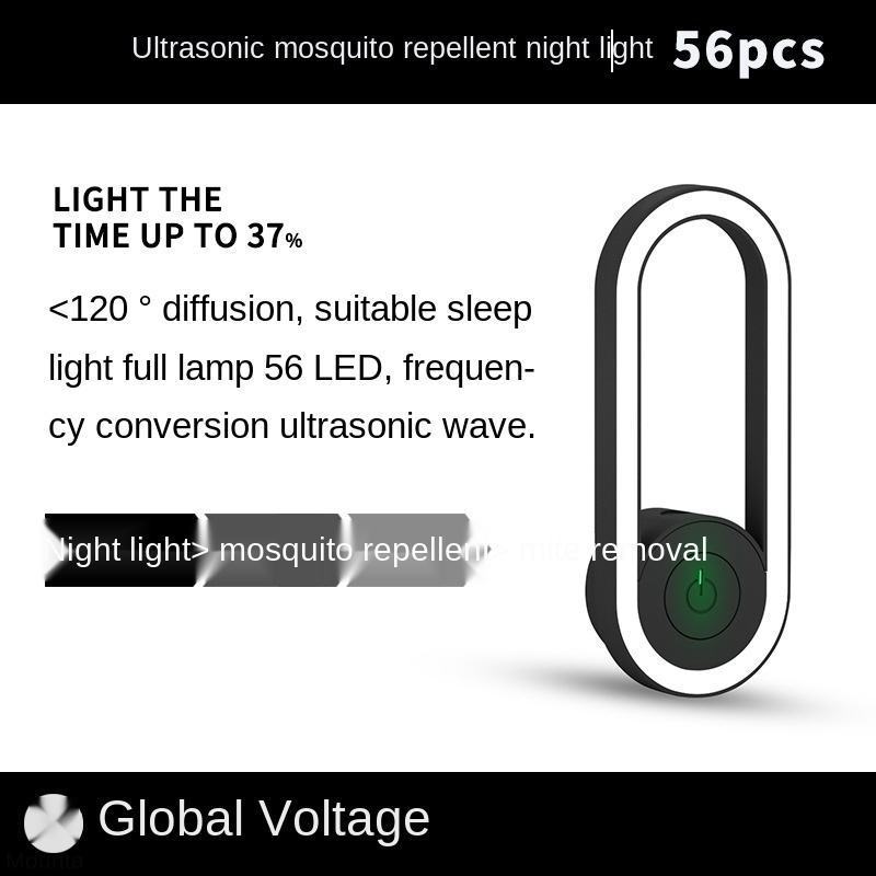 Killing The Mosquitoes Ultrasonic Mosquito Killer Night Lamp Led Light Anti Mosquito Insect Repeller Light For Home Bedroom