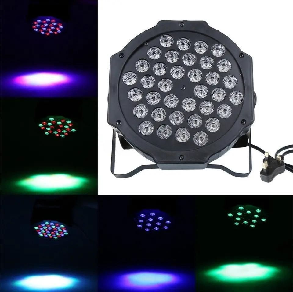 Rgb Dmx512 36 Led Par Lights Sound Activated Remote Control Dj Disco Bar Party Stage Lighting