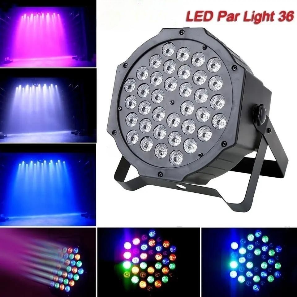 Rgb Dmx512 36 Led Par Lights Sound Activated Remote Control Dj Disco Bar Party Stage Lighting