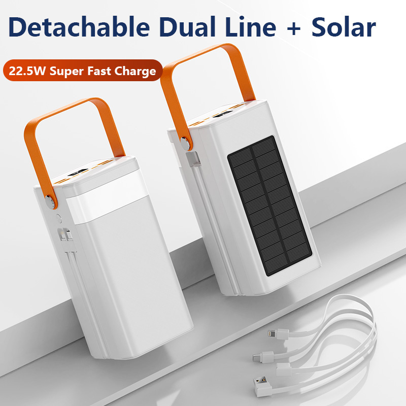 Solar Phone Power Bank High Capacity Quality And Original Powerbankl 50000mah Power Bank Only Case